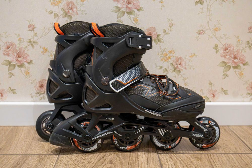 Rolki oxelo fit 3 czarne rozmiar 35-38.