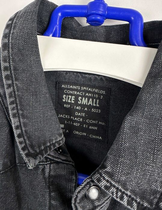 Koszula jeansowa ALL SAINTS Spitalfields denim opium S