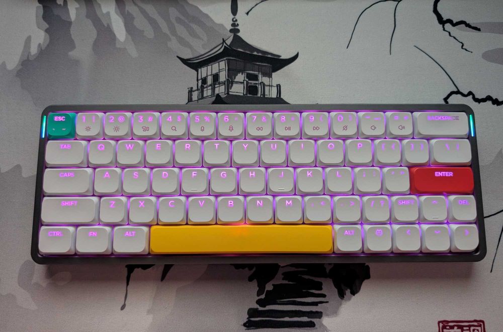 NuPhy Air 2 60% + Shine-through ABS Keycaps + Cowberry Switches