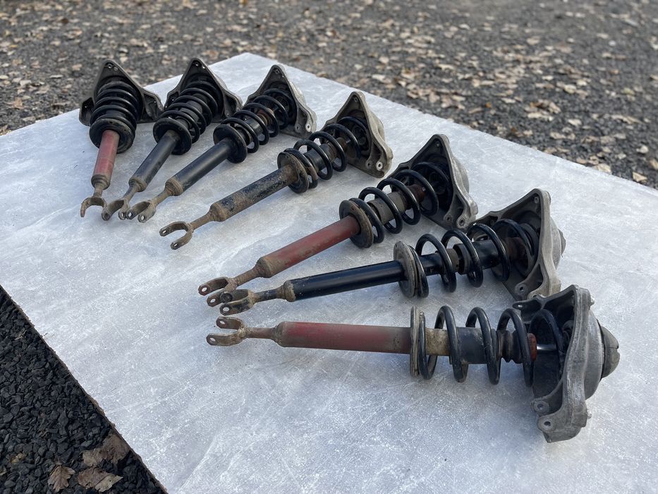 Передні Стійки Ауді А6С6 Audi A6C6 Підвіска Пружини Кронштейн Розборка