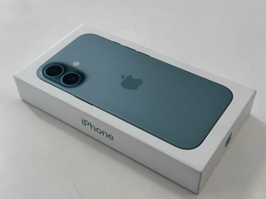 Apple iPhone 16 128GB Teal/Berylowa zieleń - nowy, zaplombowany