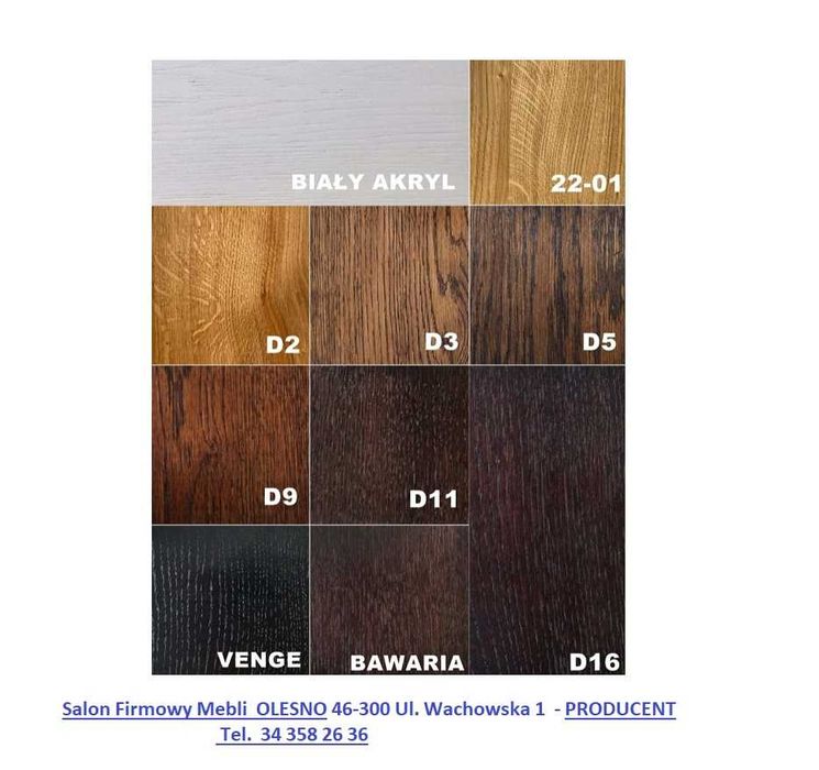 Nowe LUSTRO  145cm Dębowe REMI, Outlet -70% - Producent MEBLE PYKA