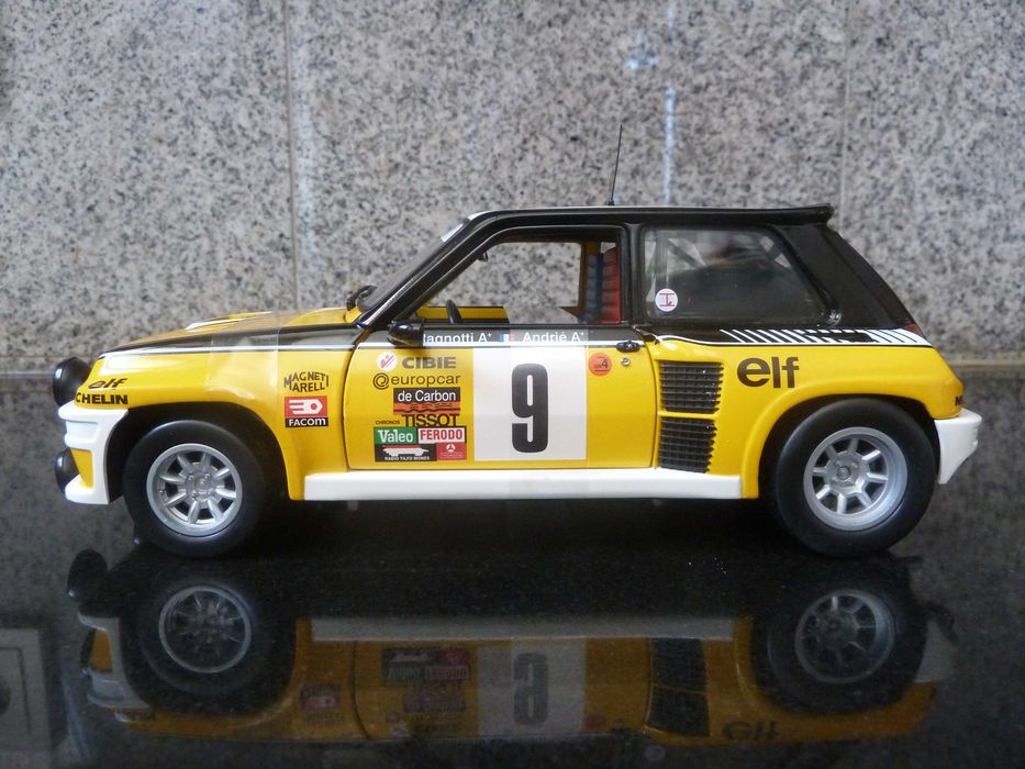 1:18 UH, Renault 5 Turbo, Rally Monte Carlo 1981, AutoArt Minichamps