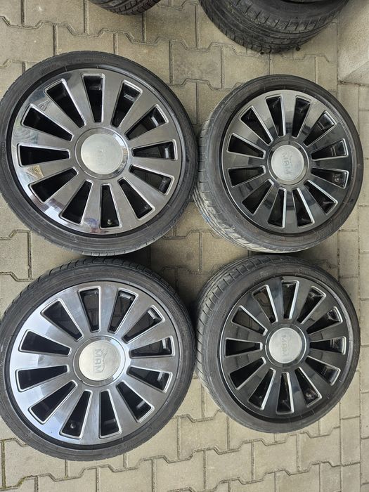 MAM 8 chrom 4x100 4x108 Audi Cabriolet 80 Golf 215/40R17 Bridgestone