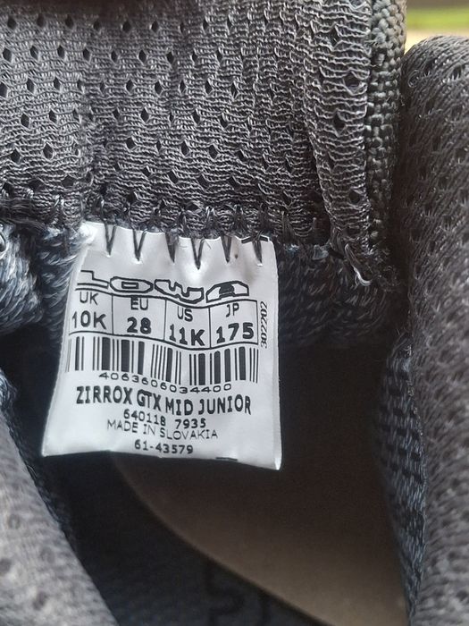 Черевики Lowa Zirrox GTX MID Junior Нові 23,25,27,28р.