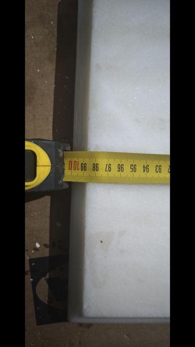 Pedra de mármore branca