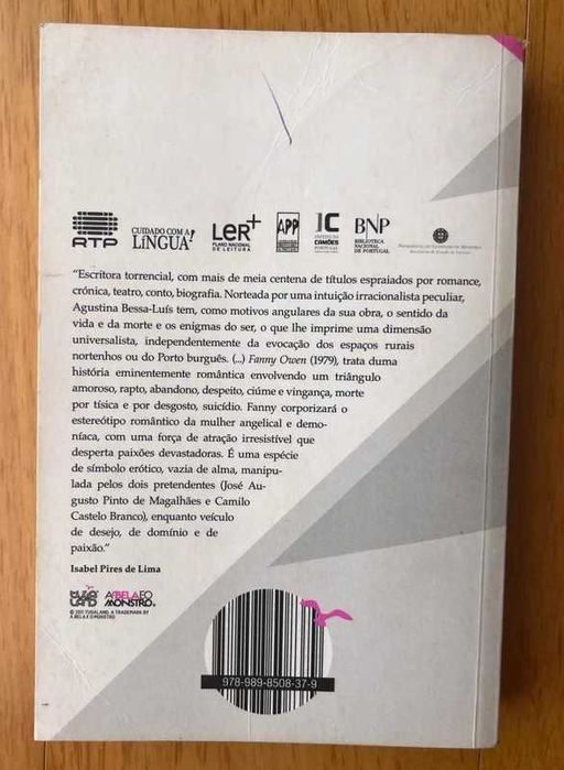 "Fanny Owen" de Agustina Bessa-Luís