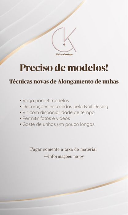 Preciso de modelo para unhas em gel