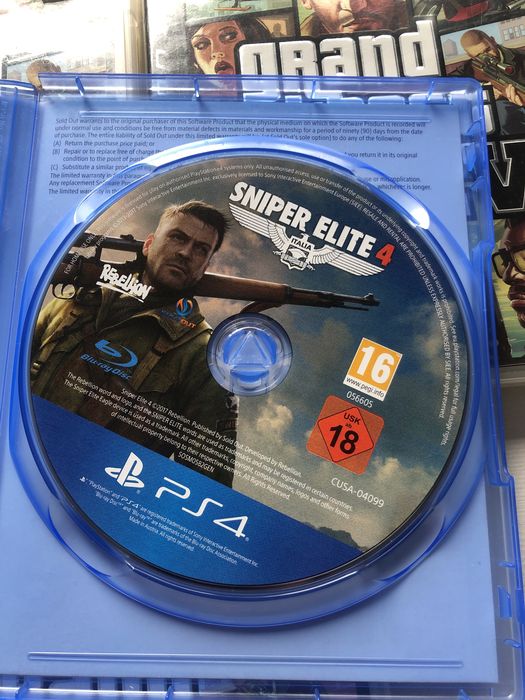 Sniper elite 4 gra na ps4 gry playstation cusa 04099 ghost 3