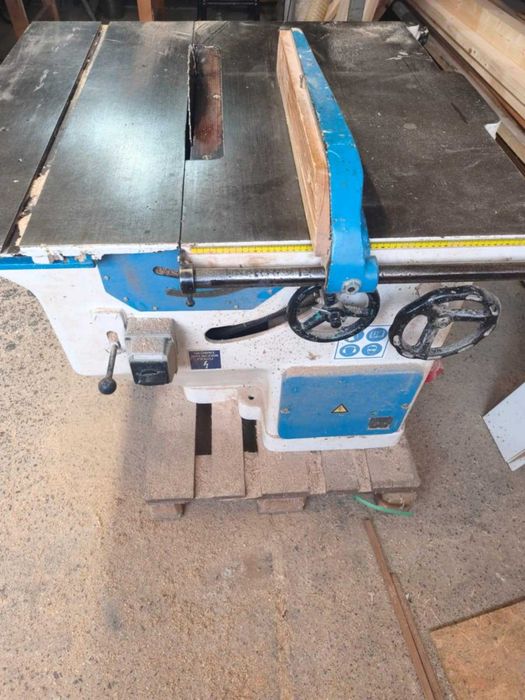 Piła Tarczowa z wózkiem, formatówka REMA