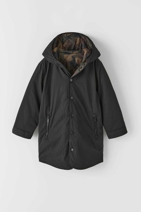 ZARA Kurtka moro dwustronna 134 cm