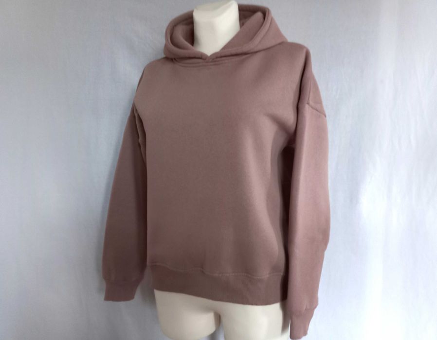 Bluza brąz Damska r. 38/40 KAPTUR Bawełna stan bdb-