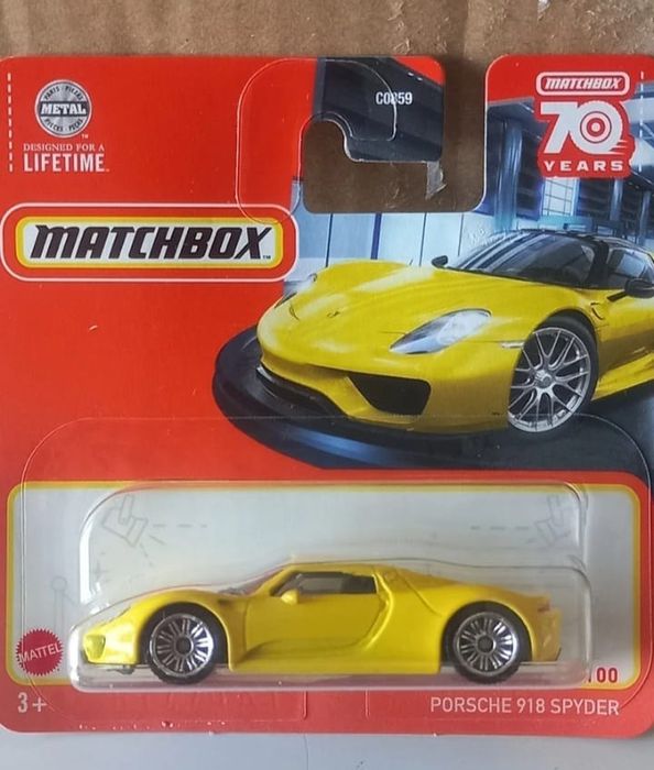 Porsche 918 spider matchbox