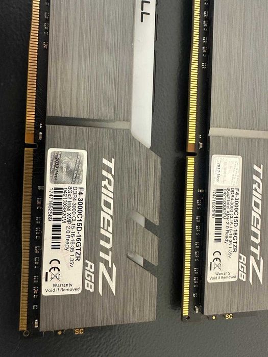G.Skill Trident Z DDR4 16GB (2x8GB) 3000MHz CL15 RGB