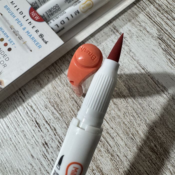 Marcadores Zebra Mildliner 2 Pontas Brush