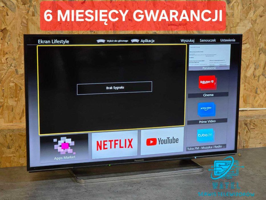 Panasonic TX-40ES510E Gwarancja