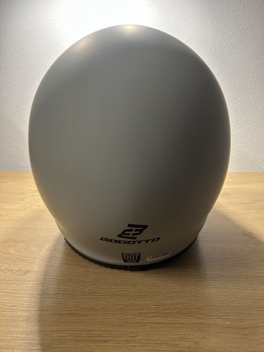 Capacete caferacer vintage de motocross