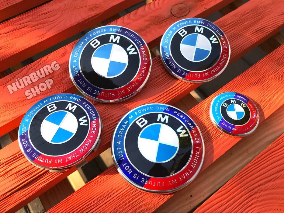 M Power эмблемы колпачки заглушки в диски руль капот BMW 56 68 74 82