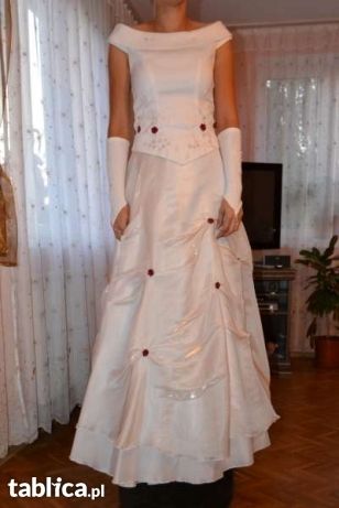Suknia ślubna dwuczęściowa + gratis