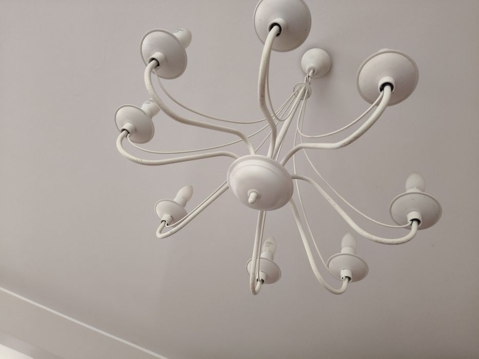 Lampka sufitowa biała 9 x2szt