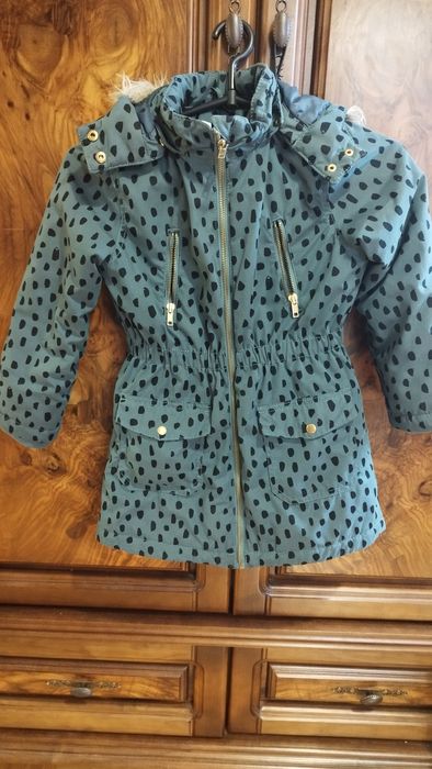 Parka płaszczyk dla dziewczynki r.7lat