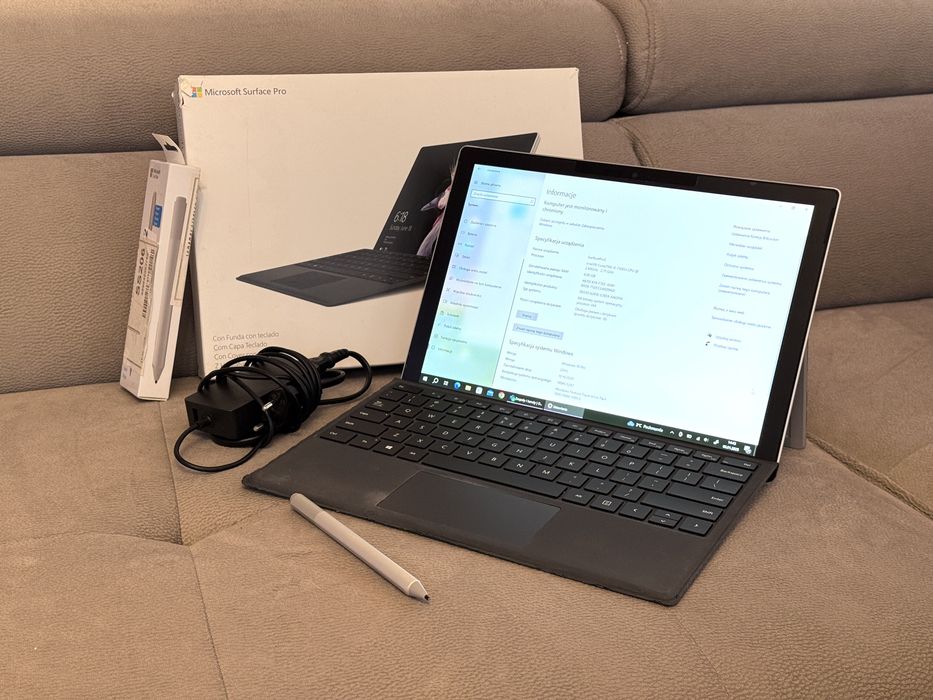 Microsoft Surface Pro 5 Klawiatura Rysik