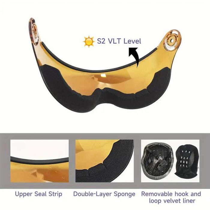 Capacete ski esqui snowboard neve quente 2 em 1 COM VISEIRA uv NOVO