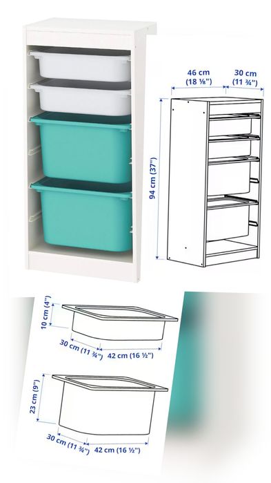 Стелаж Ikea Trofast з ящиками
