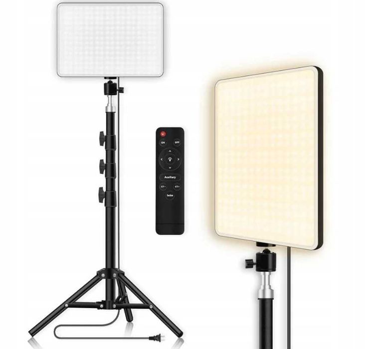 Lampa Studyjna Fotograficzna Do Zdjęć 42W Statyw 200cm - WYPRZEDAŻ