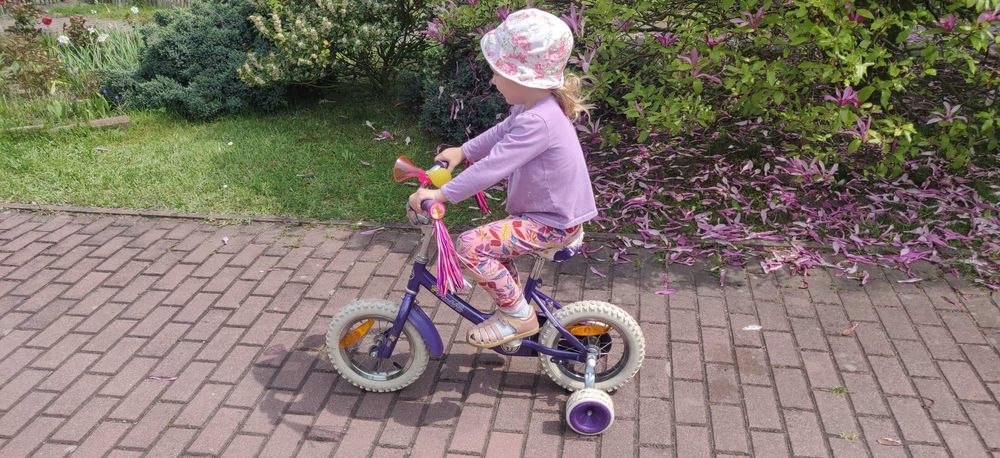 Rower dziecięcy GIANT - 100% oryginalny - wersja fiolet Puddin 12,5"