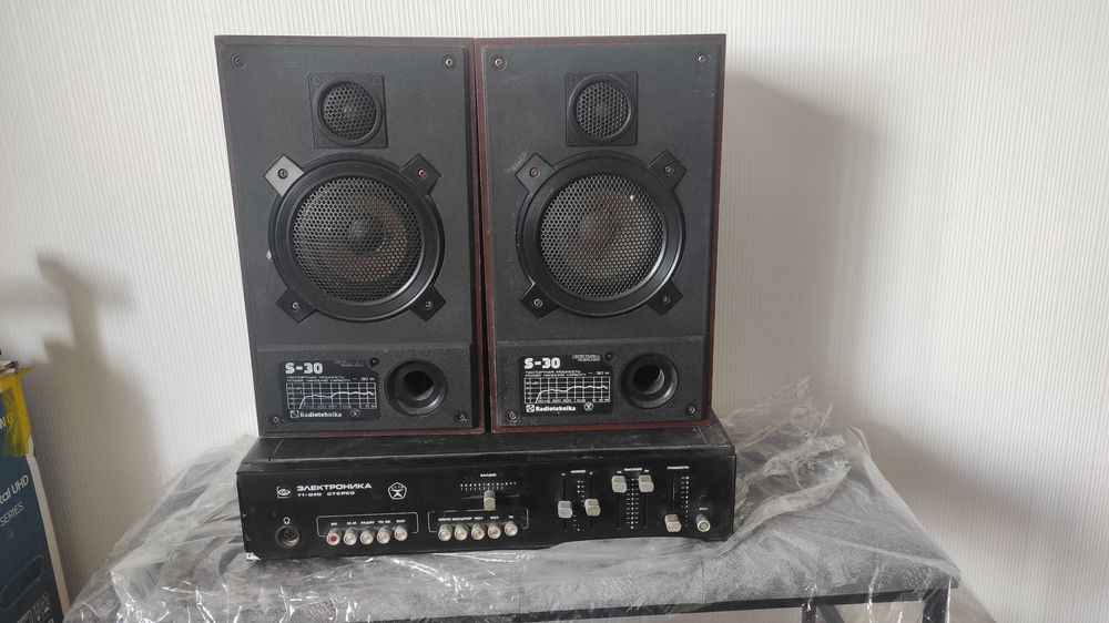 Підсилювач звуку+акустика