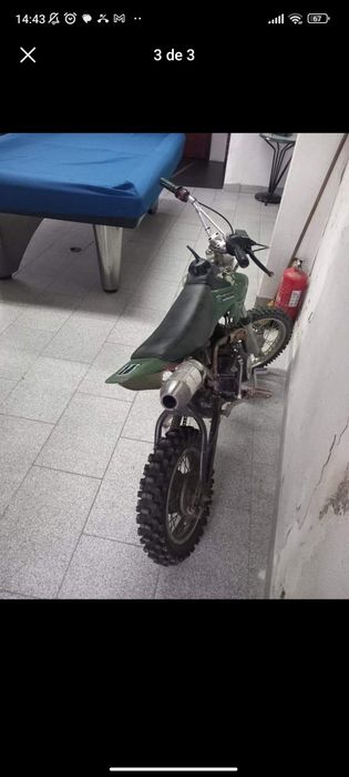 Pit bike 140cc a trabalhar!!