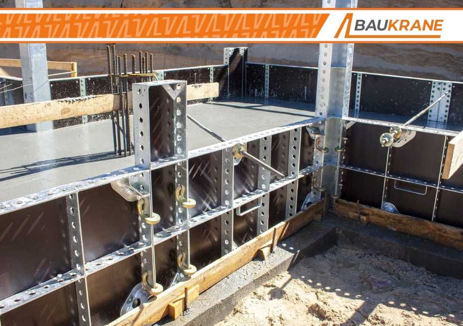 Bautekk Szalunki ścienne/ Słupy 8,6m2 Nowe płyty + akcesoria