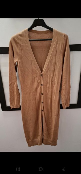 Kardigan beżowy rozmiar 36