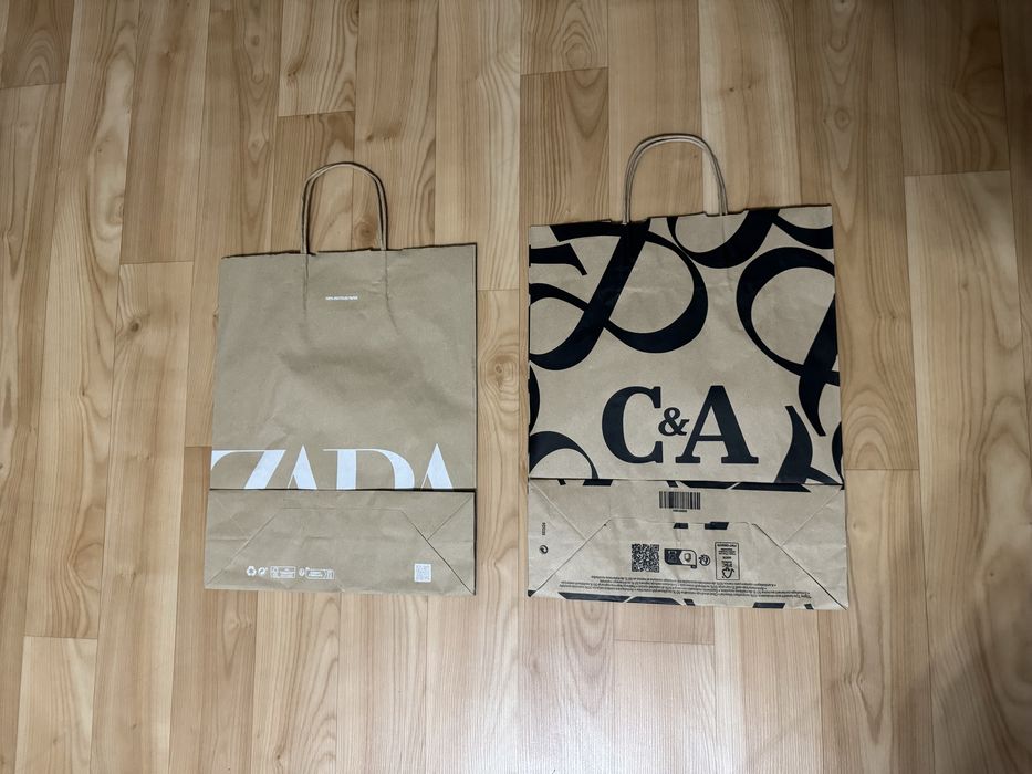 Пакет крафтовий zara c&a