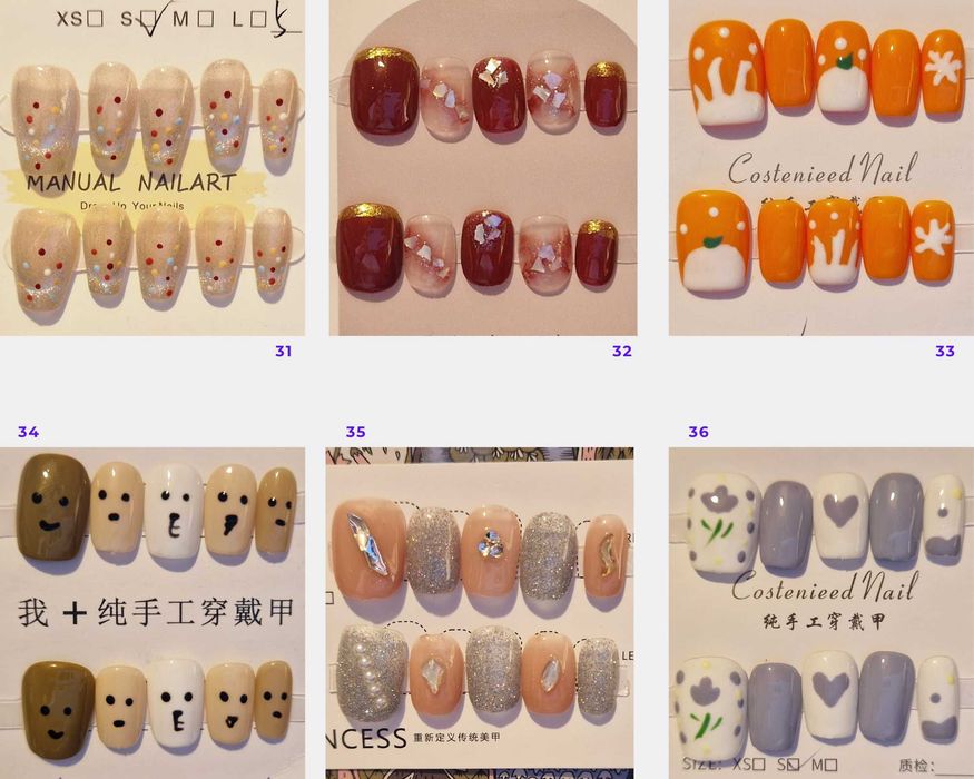 Unhas Postiças Tamanho S (1)