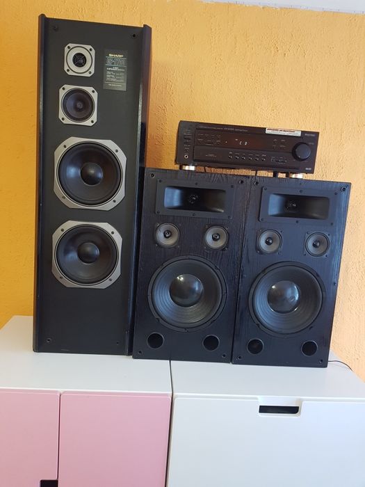 Sprzedam kolumny 300 watt oraz wzmacniacz