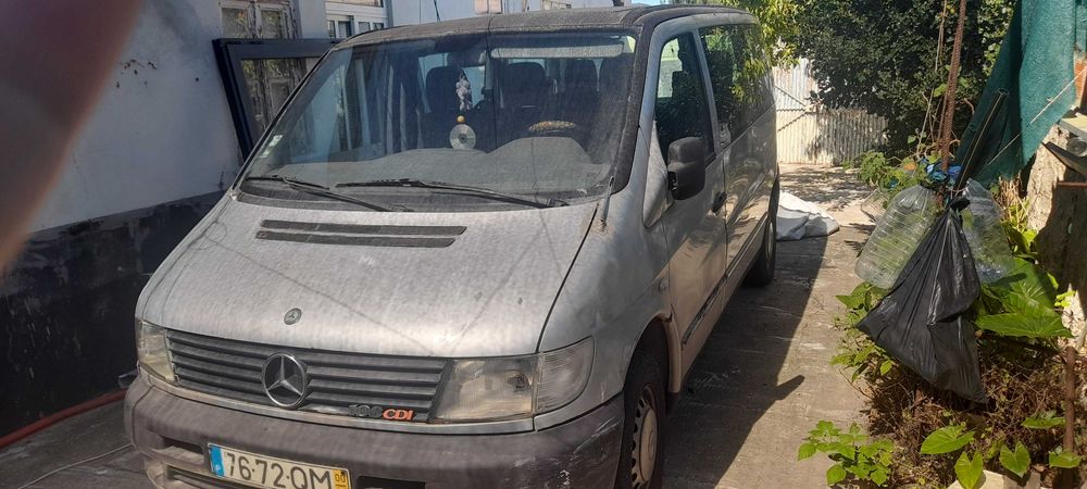 Vendo carrinha Mercedes Vito com 12000 km, inspeção feita até 2027/10, pintura/chaparia fraca.