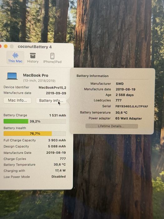 MacBook Pro 13” 2019 — i7 | 16GB RAM | 500GB SSD