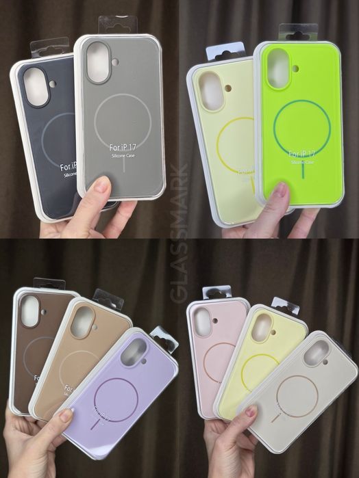 Чохол Silicone Case MagSafe iPhone 17 Pro Max силиконовый чехол 17pro