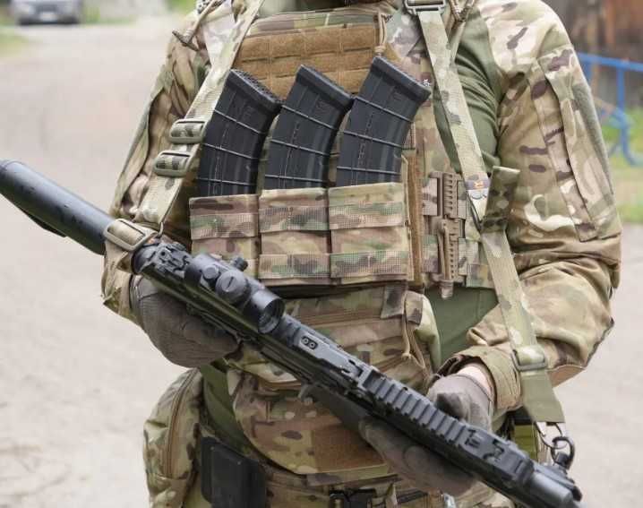 Збройовий ремінь одно-двоточковий з додатковим кріпленням