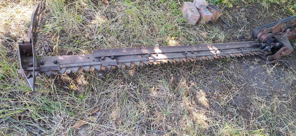 Коса сегментна, 2м, двох сегментна, в робочому стані  (горохова)