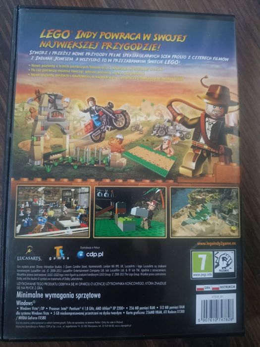 Gra DVD na PC "Lego Indiana Jones 2 The Adventure Continues"