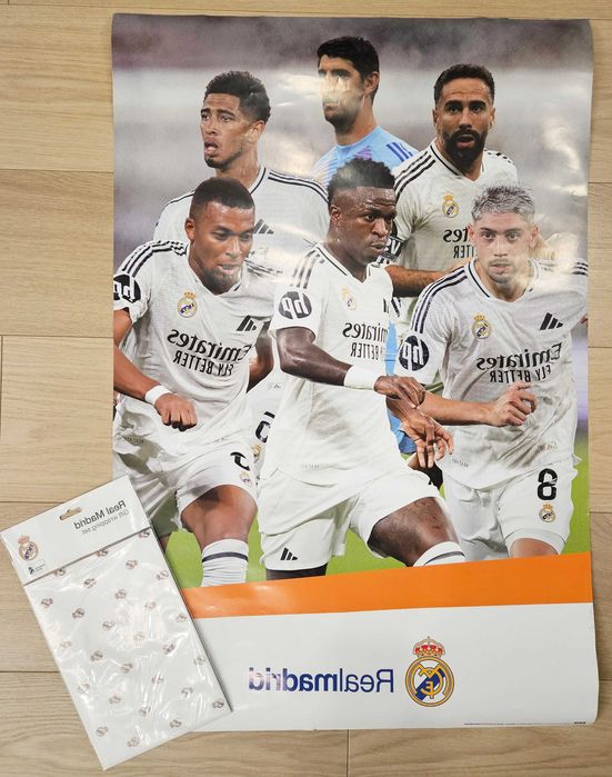 Plakat Real Madryt 61 x 91,5 cm Papier do pakowania Real Madryt