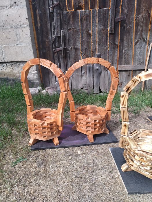 Sprzedam kosze wypalane I malowane