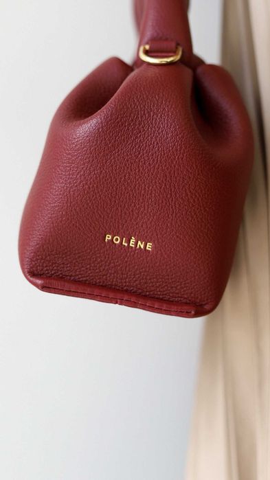 Сумка Polene № 9 Mini Bordeaux Red