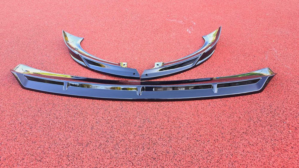 Cплиттер на Tesla Model Y диффузор спойлер зеркала пороги губа сплiтер