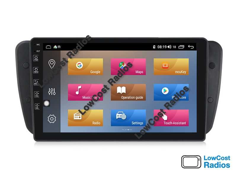 *(NOVO) Auto Rádio GPS ANDROID Seat IBIZA 6J 2009 a 2013 - Wifi BT | CARPLAY • ANDROID AUTO