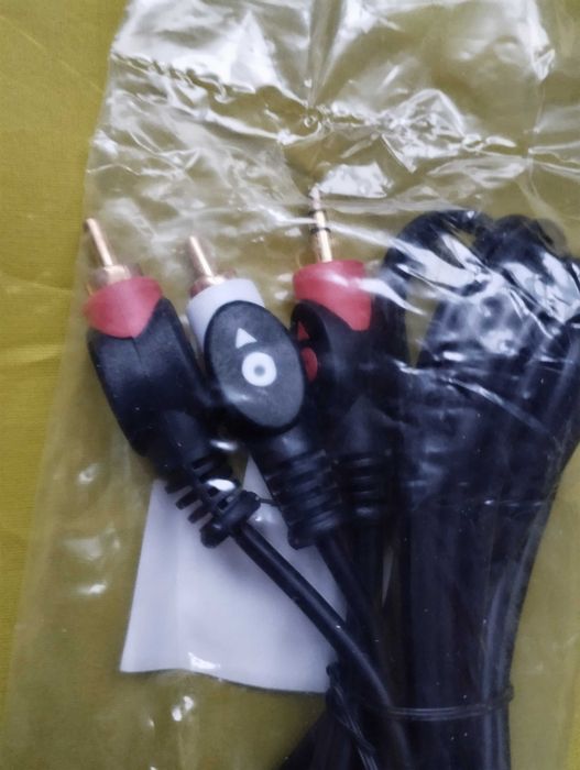 Кабель AUX 3,5 мм мини Джек на 2 тюльпана 3.5 mm mini Jack - 2 RCA