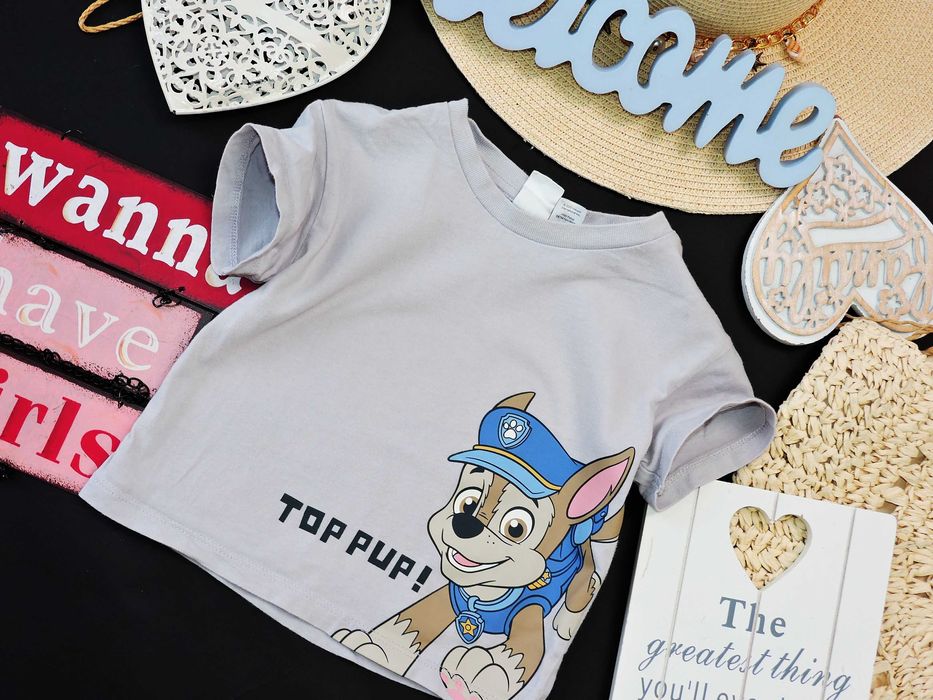 H&M - bluzeczka t-shirt Psi Patrol r 74